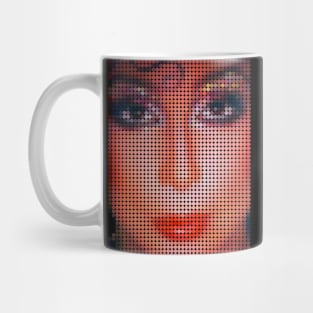 Cher 70s Dot Art Mug